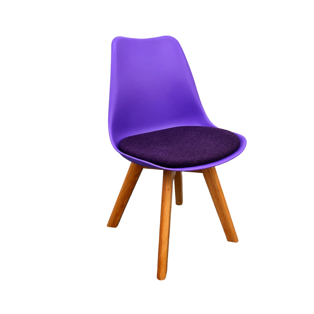 Premium Tulip Chair - Purple